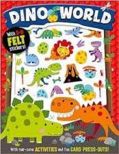 Felt Stickers Activity Book Dino World