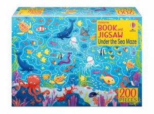 Usborne Book And Jigsaw: Under The Sea Maze by Sam Smith & Valeria Danilova