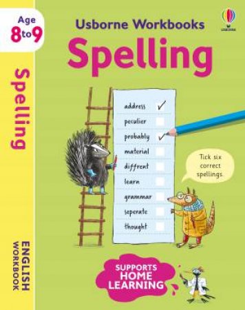 Usborne Workbooks Spelling 8-9 by Jane Bingham