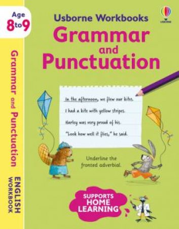 Usborne Workbooks Grammar And Punctuation 8-9 by Jane Bingham & Magda Brol