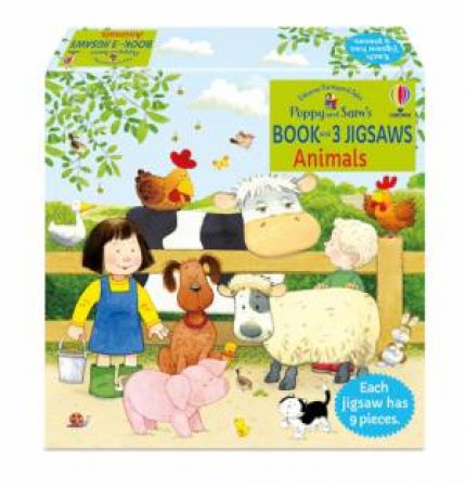Usborne Book And 3 Jigsaws: Poppy And Sam Animals by Heather Amery & Stephen Cartwright
