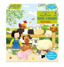 Usborne Book And 3 Jigsaws Poppy And Sam Animals