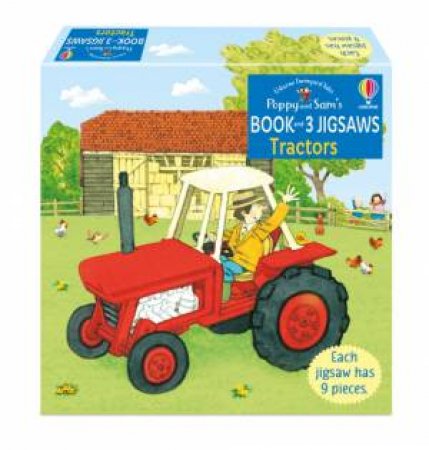 Usborne Book And 3 Jigsaws: Poppy And Sam Tractors by Heather Amery & Stephen Cartwright