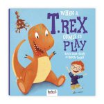 Picture Book Flat When A TRex Comes To Play