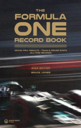 The Formula One Record Book 2023 by Bruce Jones