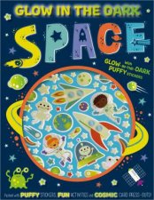 Puffy Stickers Activity Book Glow In The Dark Space