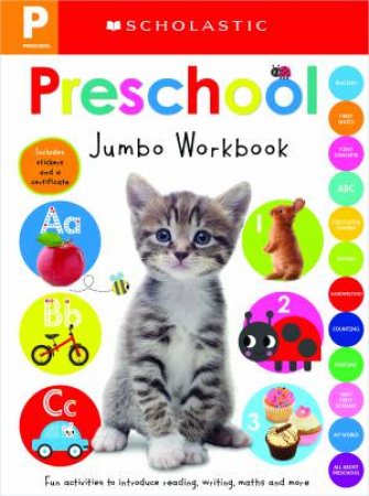 Preschool Jumbo Workbook by Scott Barker