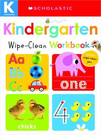 Kindergarten Wipe-Clean Workbook by Scott Barker