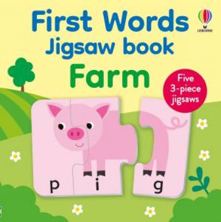First Words Jigsaw Book: Farm by Kate Nolan & Jayne Schofield