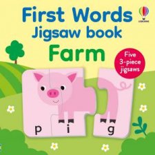First Words Jigsaw Book Farm