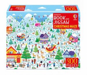 Usborne Book and Jigsaw Christmas Maze by Sam Smith & Lauren Ellis
