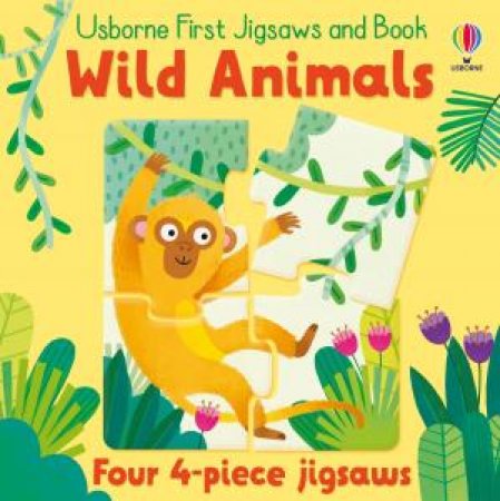Usborne First Jigsaws and Book: Wild Animals by Matthew Oldham