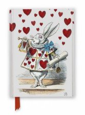 Foiled Journal 324 Alice in Wonderland White Rabbit