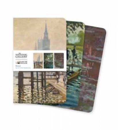 Mini Notebook Collection: Monet (Set of 3) by FLAME TREE STUDIO
