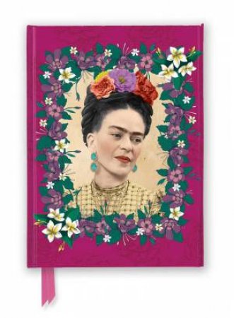 Foiled Journal: Frida Kahlo, Dark Pink by FLAME TREE STUDIO