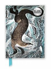 Foiled Blank Journal Angela Harding Fishing Otter