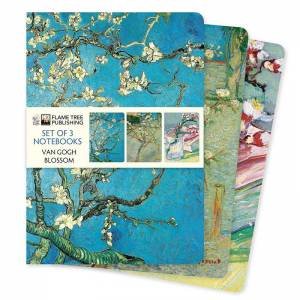 Standard Notebooks: Vincent van Gogh, Blossom Set of 3 by FLAME TREE STUDIO