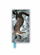 Foiled Slimline Journal Angela Harding Fishing Otter