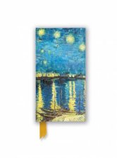 Foiled Slimline Journal Van Gogh Starry Night over the Rhone