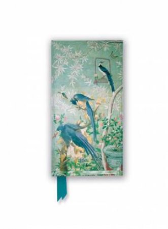 Foiled Slimline Journal: John James Audubon, Magpie Jays by FLAME TREE STUDIO