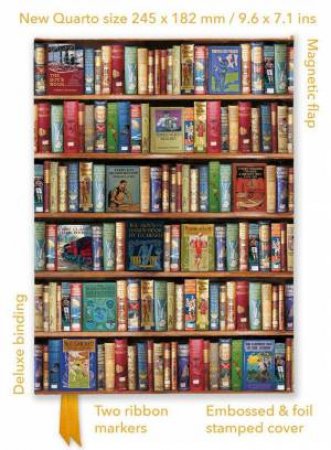 Foiled Quarto Journal: Bodleian Libraries, Hobbies & Pastimes Bookshelves by FLAME TREE STUDIO