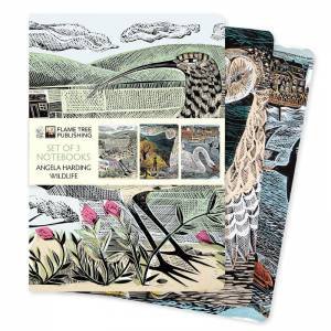 Standard Notebooks: Angela Harding Wildlife Set of 3 by FLAME TREE STUDIO