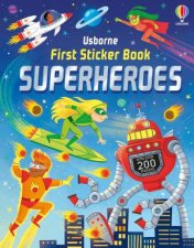 First Sticker Book Superheroes