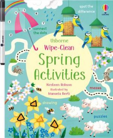 Wipe Clean Spring Activities by Kirsteen Robson & Manuela Berti