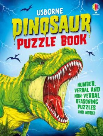 Puzzle Book Dinosaurs by Kirsteen Robson