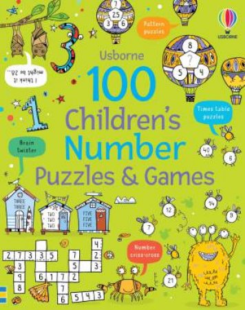 100 Children's Number Puzzles & Games by Phillip Clarke & Pope Twins