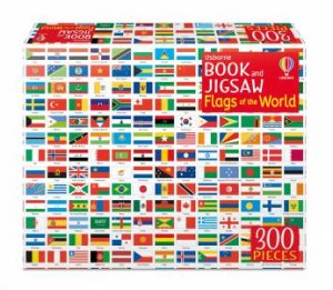 Usborne Book And Jigsaw Flags Of The World by Sue Meredith & Ian McNee & Jos Poels