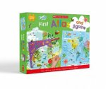 First Atlas Book and Jigsaw Miles Kelly 100 Pieces
