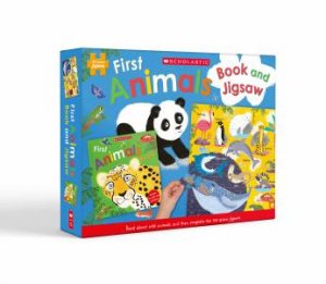 First Animals: Book and Jigsaw (Miles Kelly: 100 Pieces) by Barbara Taylor & Diane Ewen