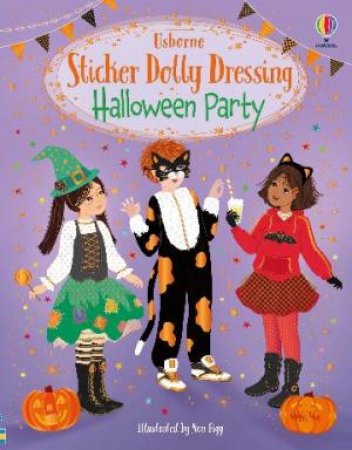 Sticker Dolly Dressing Halloween Party by Fiona Watt, Antonia Miller, Non Figg