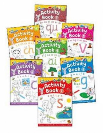 Jolly Phonics Activity Books 1-7 by Sara Wernham & Sue Lloyd