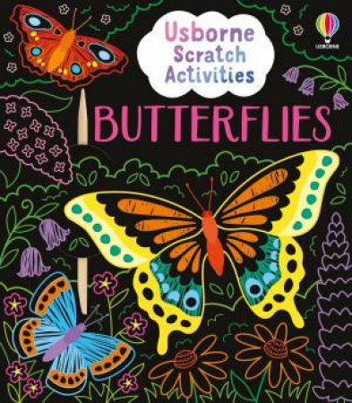 Usborne Scratch Activities Butterflies by Sam Baer & Klara Hawkins