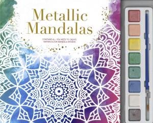 Mind Spa Watercolours: Metallic Mandalas by Various