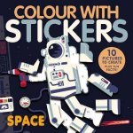 Colour With Stickers Space