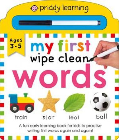 My First Wipe Clean: Words by Roger Priddy