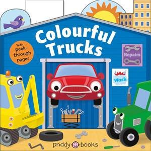Colourful Trucks: Tiny Tots Peep Through by Roger Priddy