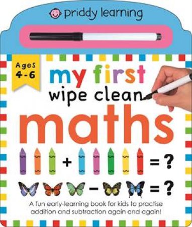 My First Wipe Clean: Maths by Roger Priddy