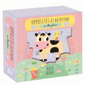 Bath Book In A Box: Opposites On The Farm