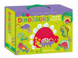 Touch And Feel Puzzle And Book Set: Dinosaurs