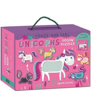 Touch And Feel Puzzle And Book Set: Unicorns