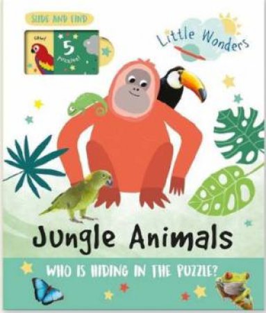 Little Wonders Puzzle Slider Book: Jungle Animals
