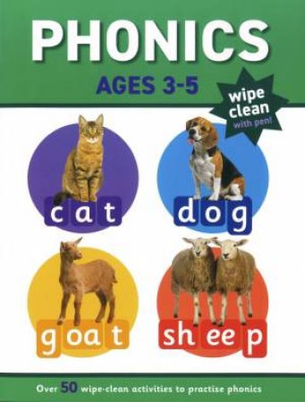 Wipe Clean Book And Pen: Phonics