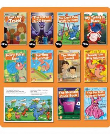BookLife Decodable Readers Level 6 Orange Set of 10 by Various