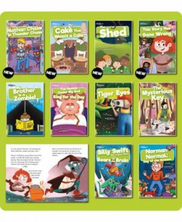 BookLife Decodable Readers Level 11 Lime Set of 10 by Various