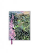 Foiled Pocket Journal Annie Soudain Foxgloves  Finches