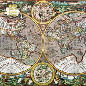 Adult Jigsaw Puzzle Pieter van den Keere: Antique Map of the World by Unknown